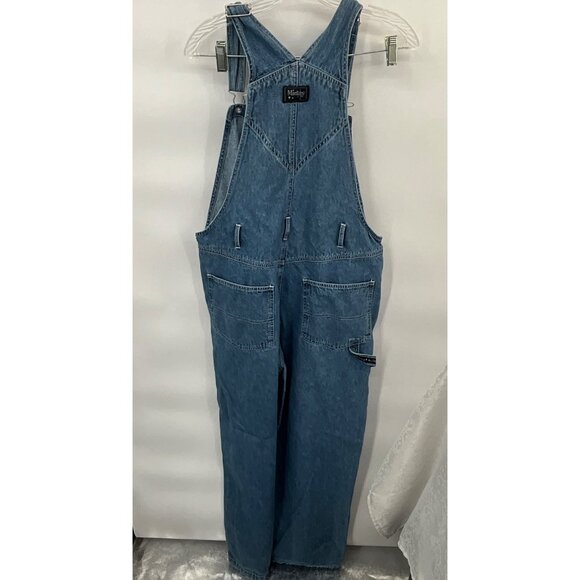 Disney Mickey Mouse Women's Denim Overalls Large Embroidered Front Pocket Adjust - Picture 8 of 11